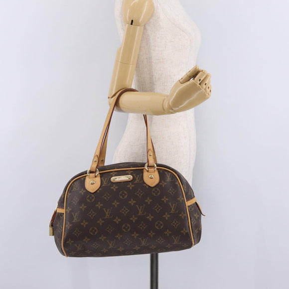 LOUIS VUITTON Monogram Montorgueil PM Hand Bag M95565 LV Auth 215406V