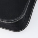 HERMES Buenaventura PM Shoulder Bag Canvas Black Auth 215407A-10