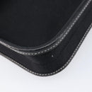 HERMES Buenaventura PM Shoulder Bag Canvas Black Auth 215407A-11