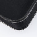 HERMES Buenaventura PM Shoulder Bag Canvas Black Auth 215407A-13