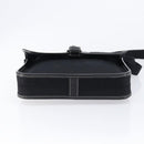HERMES Buenaventura PM Shoulder Bag Canvas Black Auth 215407A-9