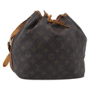 LOUIS VUITTON Monogram Petit Noe Shoulder Bag M42226 LV Auth 215409-1