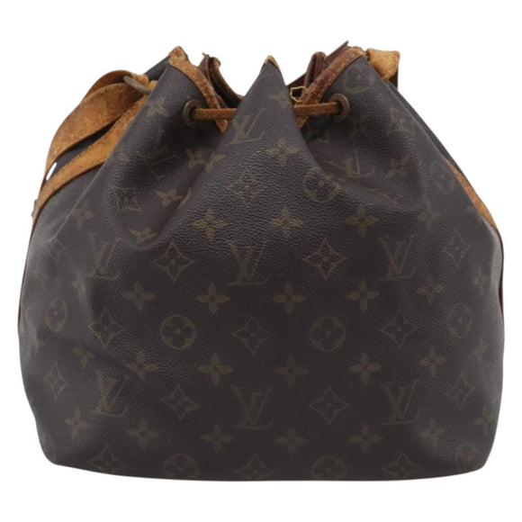 LOUIS VUITTON Monogram Petit Noe Shoulder Bag M42226 LV Auth 215409