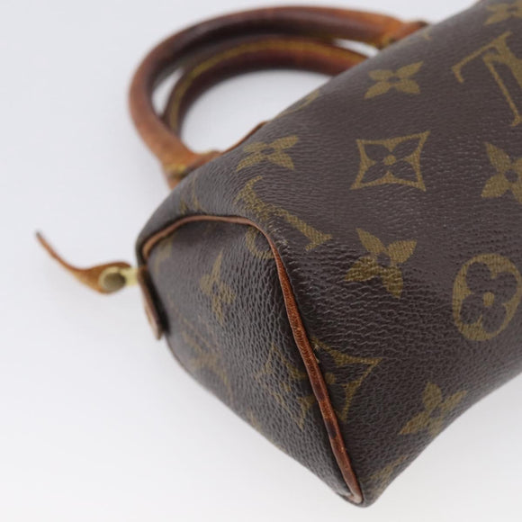 LOUIS VUITTON Monogram Mini Speedy Hand Bag M41534 LV Auth 215414
