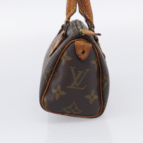 LOUIS VUITTON Monogram Mini Speedy Hand Bag M41534 LV Auth 215414