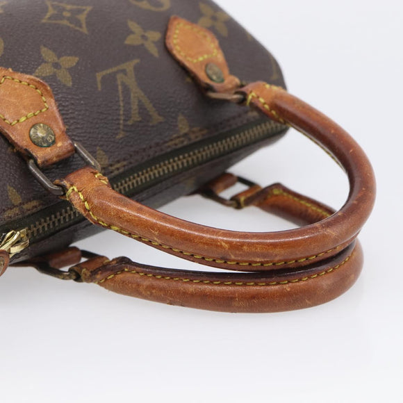 LOUIS VUITTON Monogram Mini Speedy Hand Bag M41534 LV Auth 215414
