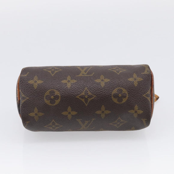 LOUIS VUITTON Monogram Mini Speedy Hand Bag M41534 LV Auth 215414