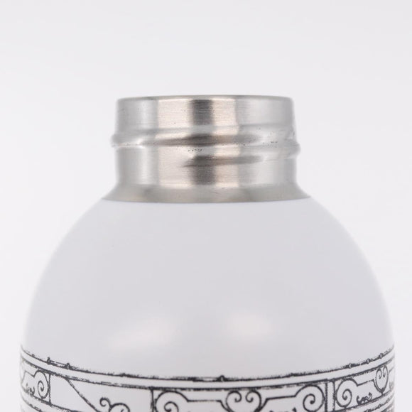 Christian Dior Water Bottle metal White Gold Auth 215415M