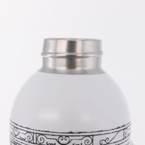 Christian Dior Water Bottle metal White Gold Auth 215415M