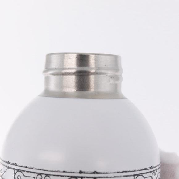 Christian Dior Water Bottle metal White Gold Auth 215415M