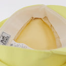 HERMES Casquette Hat Canvas Yellow Auth 215416M-11