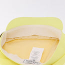 HERMES Casquette Hat Canvas Yellow Auth 215416M-13