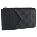 LOUIS VUITTON Damier Graphite Coin Card Holder Card Case N64038 LV Auth 215434A-1
