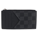 LOUIS VUITTON Damier Graphite Coin Card Holder Card Case N64038 LV Auth 215434A-2