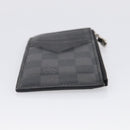 LOUIS VUITTON Damier Graphite Coin Card Holder Card Case N64038 LV Auth 215434A-5