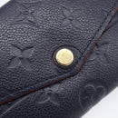 LOUIS VUITTON Monogram Empreinte Giant Pochette Cles Purse Navy LV Auth 215435A-12