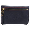 LOUIS VUITTON Monogram Empreinte Giant Pochette Cles Purse Navy LV Auth 215435A-3