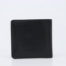 LOUIS VUITTON Epi Pouch 2 Set Black Brown LV Auth 215438-10