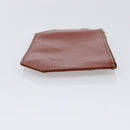 LOUIS VUITTON Epi Pouch 2 Set Black Brown LV Auth 215438-4