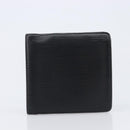 LOUIS VUITTON Epi Pouch 2 Set Black Brown LV Auth 215438-9