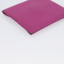 HERMES Bastia Coin Purse Leather Pink Auth 215440M-11