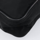 PRADA Shoulder Bag Nylon Black Silver Auth 215517A-13