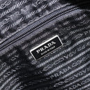 PRADA Shoulder Bag Nylon Black Silver Auth 215517A-16