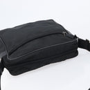 PRADA Shoulder Bag Nylon Black Silver Auth 215517A-6