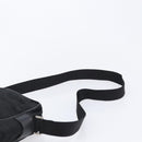 PRADA Shoulder Bag Nylon Black Silver Auth 215517A-8