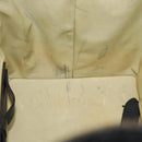 GUCCI Web Sherry Line Boston Bag Leather Black Gold Auth 215521-26