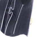 CELINE Macadam Shoulder Bag Leather Black Gold Auth 215522-20