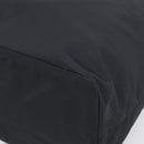 PRADA Hand Bag Nylon Black Silver Auth 215523-10