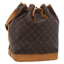 LOUIS VUITTON Monogram Noe Shoulder Bag M42224 LV Auth 215527-1