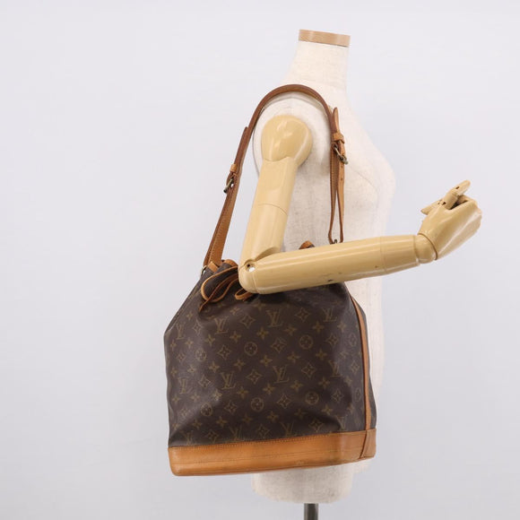 LOUIS VUITTON Monogram Noe Shoulder Bag M42224 LV Auth 215527