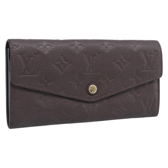 LOUIS VUITTON Empreinte Portefeuille Curieuse Wallet M60389 LV Auth 215536V