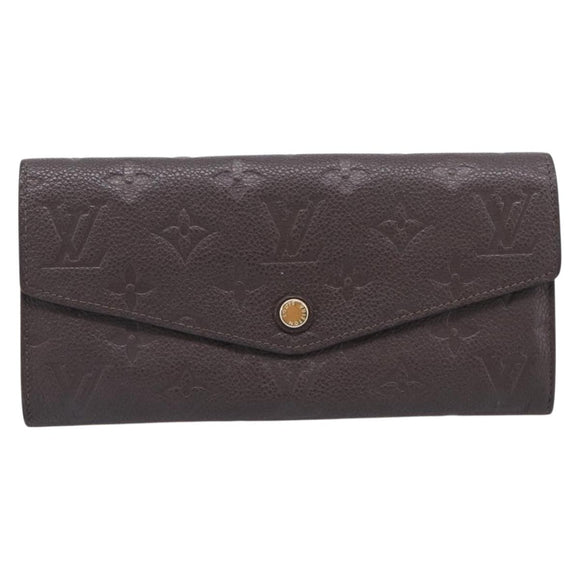 LOUIS VUITTON Empreinte Portefeuille Curieuse Wallet M60389 LV Auth 215536V