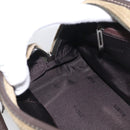 LOEWE Amazonas Hand Bag Suede Beige Silver Auth 215542V-20