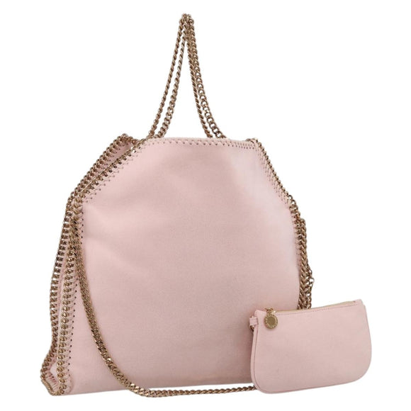 Stella McCartney Chain Falabella Bag Polyester 2way Pink 234387 Auth 215543A