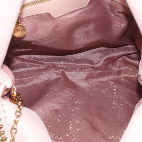 Stella McCartney Chain Falabella Bag Polyester 2way Pink 234387 Auth 215543A
