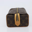 LOUIS VUITTON Monogram Trousse Patte Pression Pouch M47636 LV Auth 215549-4