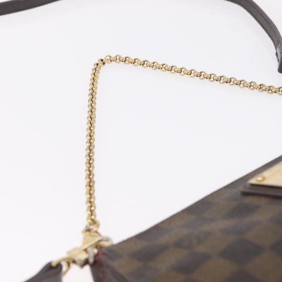 LOUIS VUITTON Damier Ebene Sophie Shoulder Bag N51135 LV Auth 215550