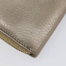 GUCCI Soho Long Wallet Leather Gold 308004 Auth 215554V-12