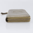 GUCCI Soho Long Wallet Leather Gold 308004 Auth 215554V-4