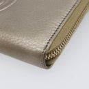 GUCCI Soho Long Wallet Leather Gold 308004 Auth 215554V-8