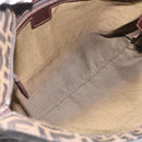 FENDI Zucca Canvas Tote Bag Black Brown Auth 215555-18