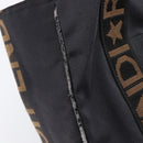 FENDI Tote Bag Canvas Black Auth 215557-14