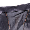 FENDI Tote Bag Canvas Black Auth 215557-17