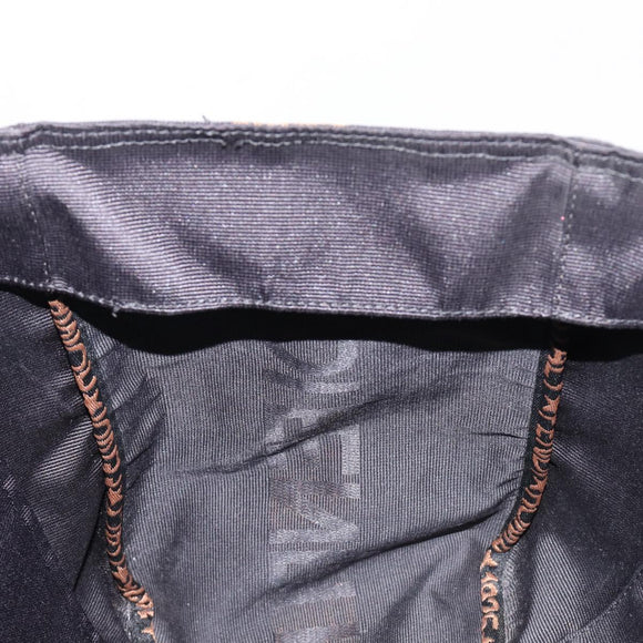 FENDI Tote Bag Canvas Black Auth 215557
