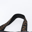 FENDI Tote Bag Canvas Black Auth 215557-8