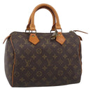 LOUIS VUITTON Monogram Speedy 25 Hand Bag M41528 LV Auth 215561V-1